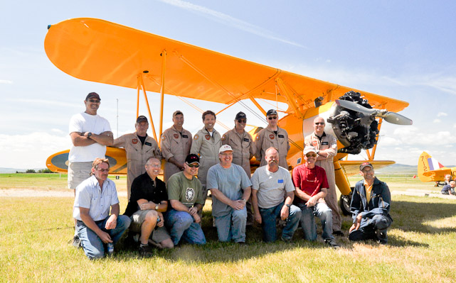 Yellow Wings Flight Team and Lethbridge Flyers Group